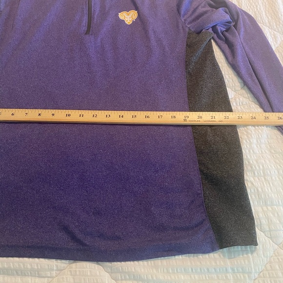 WEST CHESTER
GOLDEN RAMS MENS PURPLE
GENERATION LONG SLEEVE 1/4
ZIP PULLOVER - Picture 6 of 11
